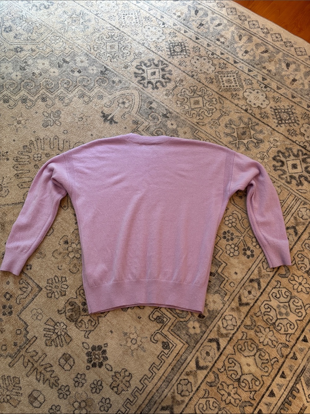 Madewell Cashmere Crewneck Sweater in Lavender - Picture 5 of 6